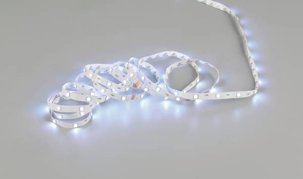 LED-Strip LICHTI2 Weiß - Metall - Kunststoff - 1 x 1 x 1 cm