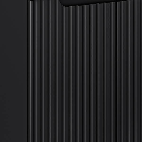 Waschbeckenschrank NEWPORT-56-91 Schwarz - Holzwerkstoff - 60 x 60 x 40 cm
