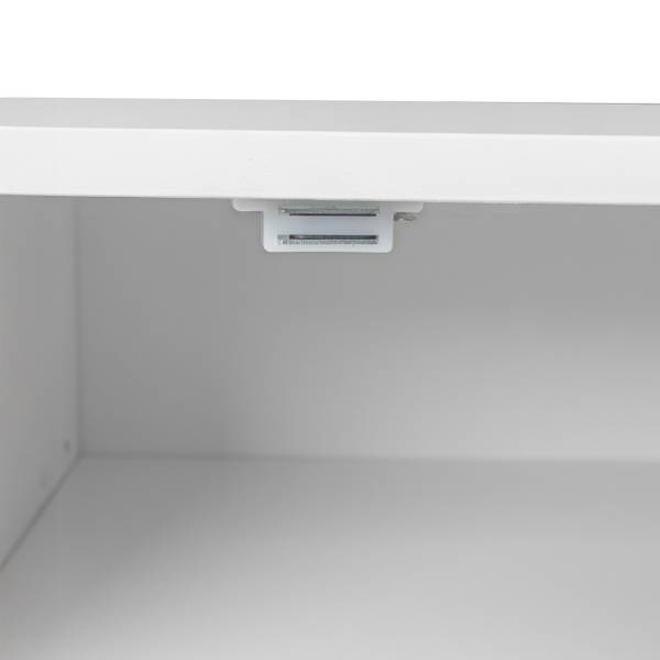 TV Lowboard 6 Fächer Weiß