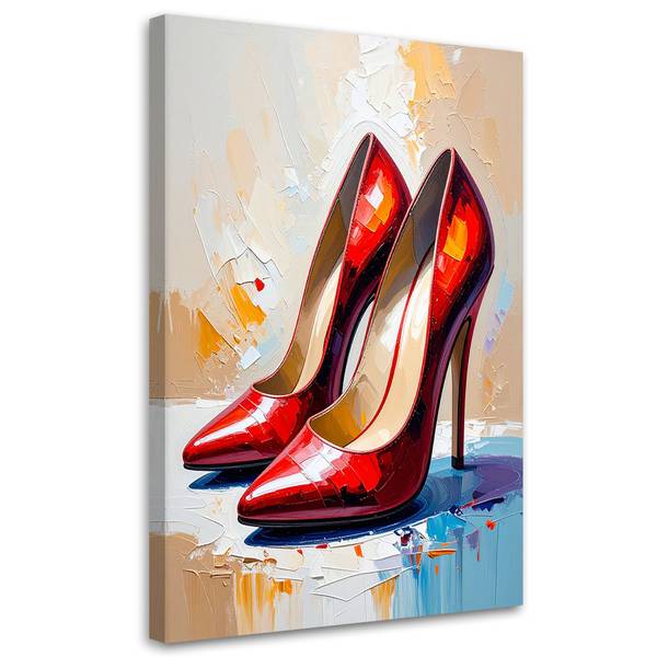 Canvas schilderij Schoenen 70 x 100 cm