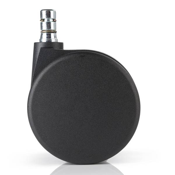Stuhlrollen 5x ROLO No-Noise 11mm/75mm Schwarz - Kunststoff - 7 x 8 x 5 cm