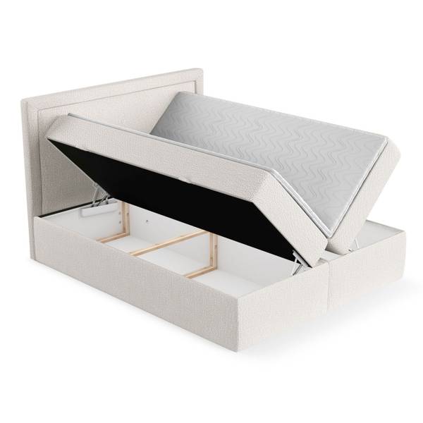 Boxspringbett Tribeca Creme - Liegefläche Breite: 120 cm