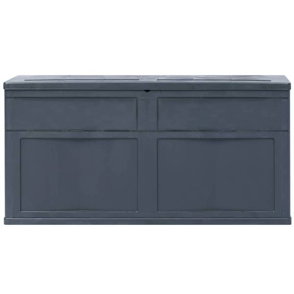 Aufbewahrungsbox 296610 Schwarz - Kunststoff - 46 x 60 x 119 cm
