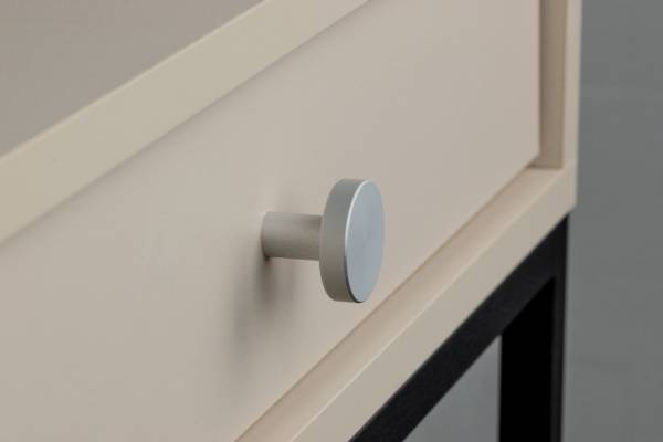 Möbelknöpfe Nordic 10er-Set Silber - Metall - 3 x 3 x 3 cm