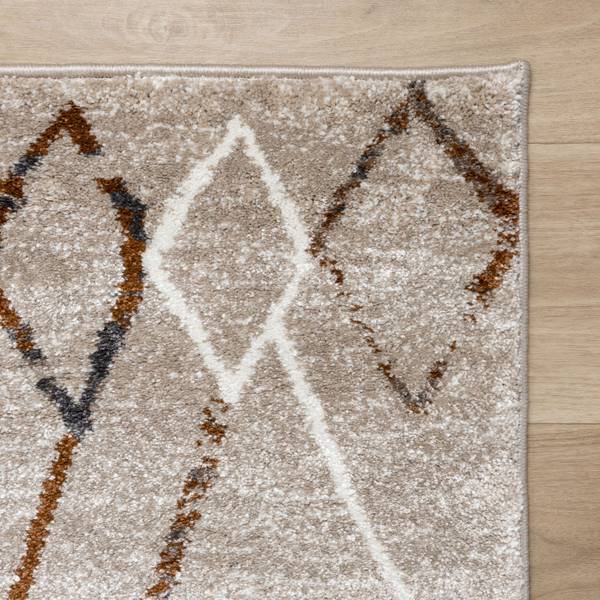 Teppich Blend Diamond Beige - 120 x 2 x 170 cm
