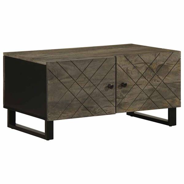 Couchtisch XT7714 Schwarz - Holzwerkstoff - 50 x 40 x 80 cm