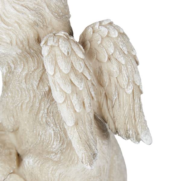 Gedenksteen voor katten zwart - wit - polyresin - 11 x 21 x 10 cm