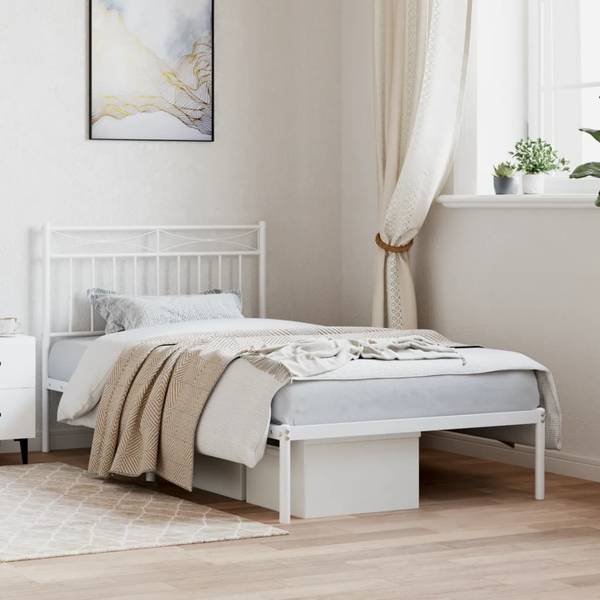 Bettgestell 3032643-1 Weiß - 105 x 196 cm