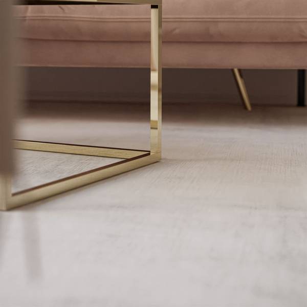Couchtisch YOSHI 2in1 Hochglanz Schwarz - Gold