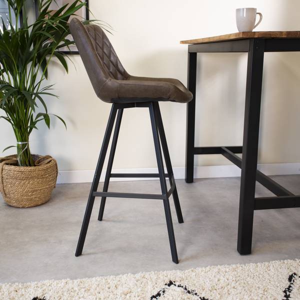Barhocker Juno Taupe