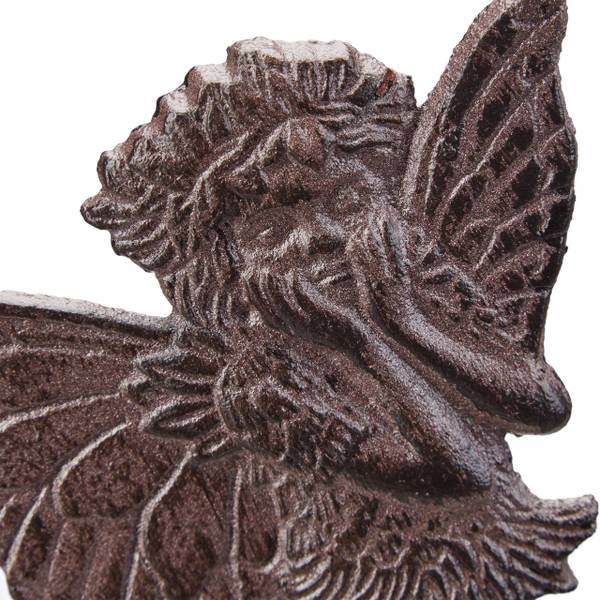 Schlauchhalter mit Motiv Braun - Gusseisen - 24 x 24 x 15 cm