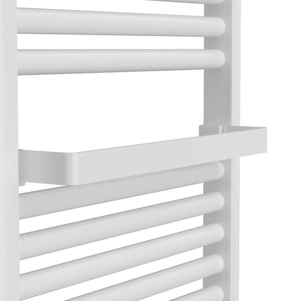 Handtuchheizkörper Uvdal Weiß - Aluminium - 50 x 105 x 5 cm