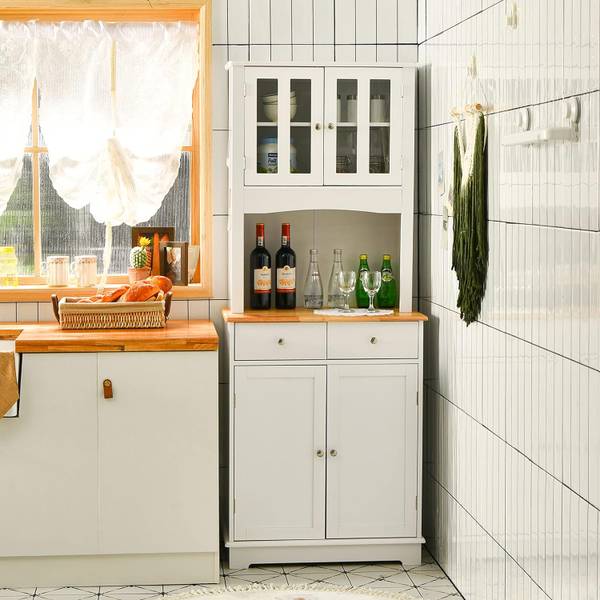 Miniatur Buffetschrank 8x3,1x10,1 Cm – Holz-Deko Für Puppenhaus & Wichtelszenen, Zum Bemalen