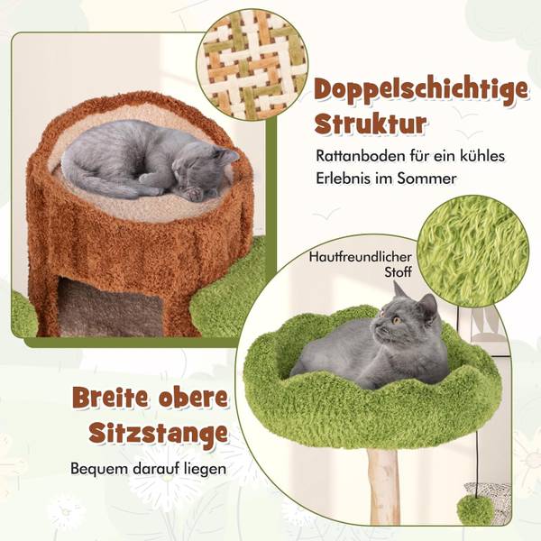Krabpaal BH32434NZ+NL groen - plaatmateriaal op houtbasis - 50 x 141 x 80 cm