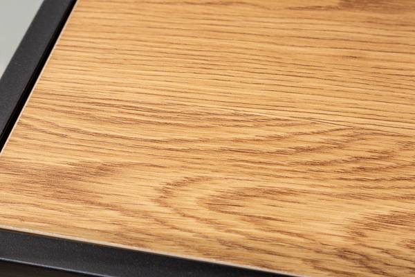 Regal SLIM LINE Schwarz - Braun - Eisen - 135 x 185 x 35 cm