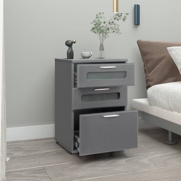 Table de nuit ML-Design Set Gris