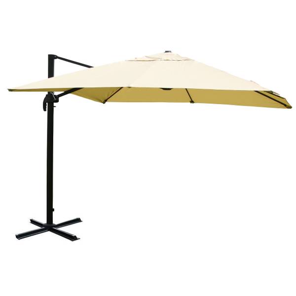 Zweefparasol A96 I crèmewit