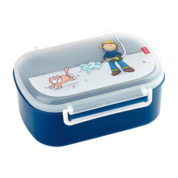 Lunchbox Tiere und Helden Dunkelblau
