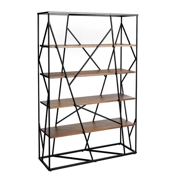 Regal 3103 Braun - Edelstahl 18/0 - Stahl - Zink - 120 x 180 x 38 cm