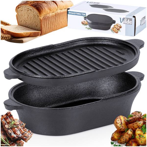 Ofenform 279053 Schwarz - Metall - 16 x 6 x 28 cm