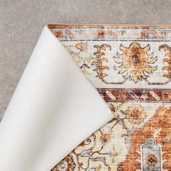 Teppich Santo Medallion Orange - 80 x 150 cm