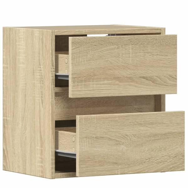 Nachttisch mit LED 2er Set X9346 Eiche Sonoma Dekor - Anzahl Teile im Set: 2
