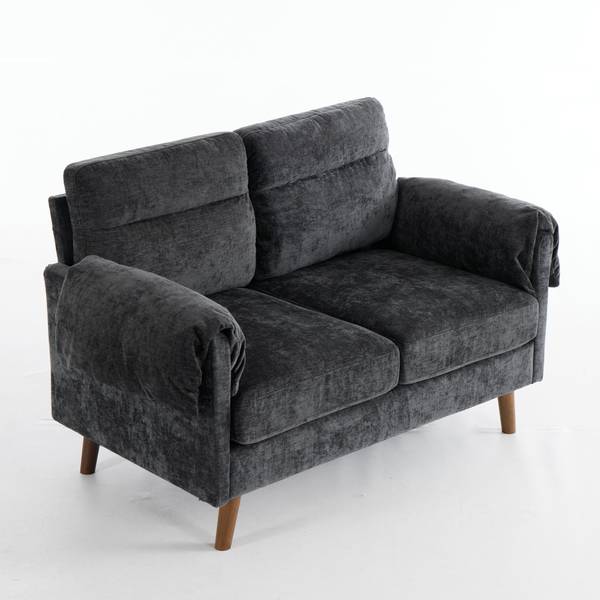 2-Sitzer-Sofa BenchBrown Schwarz