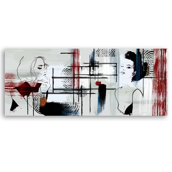 Canvas schilderij Abstracte kunst 120 x 40 cm