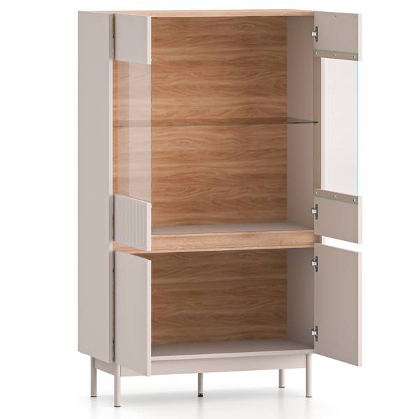 Armoire vitrine NALIA 92 x 156 cm