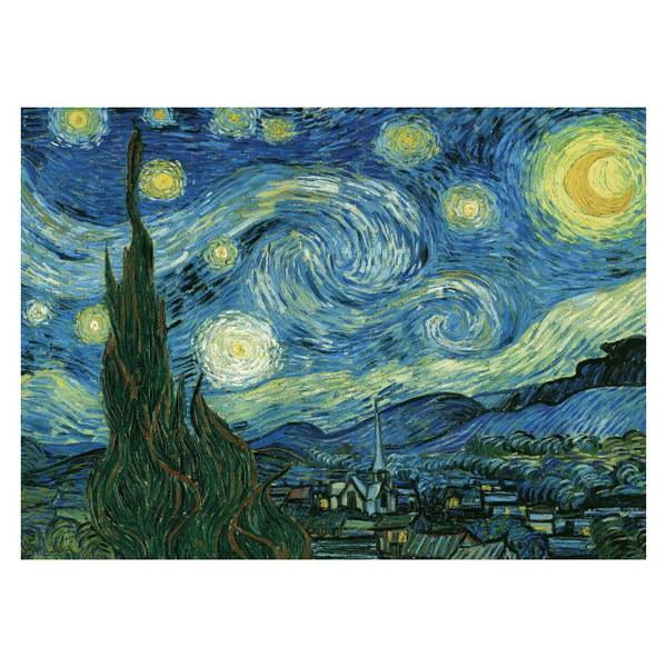 Puzzle Sternennacht von Vincent van Gogh Papier - 26 x 6 x 36 cm