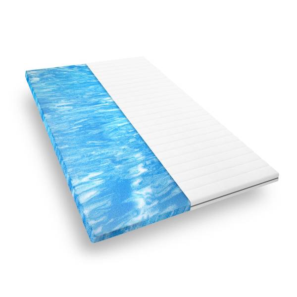 Geltopper Classic Weiß - Microfaser - 100 x 5 x 200 cm