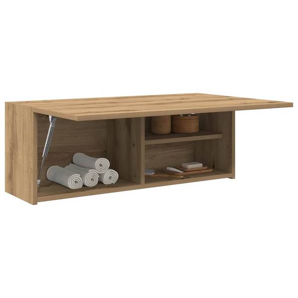 Bad-Wandschrank 3044261-1 Eiche - 80 x 30 cm