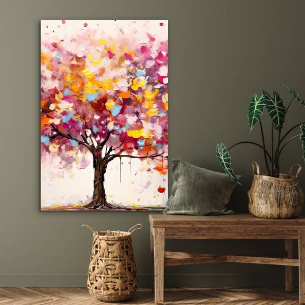 METALLBILD Aquarell 60 x 90 cm
