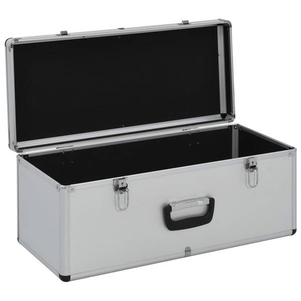 Aufbewahrungskoffer 297564 (2er Set) Silber