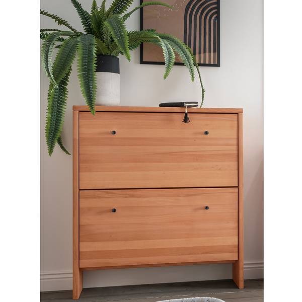 Schuhschrank CUENCA-137-7 Braun - Buche - 82 x 95 x 27 cm