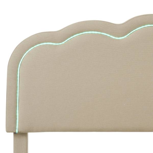 Lit capitonné GLOWLEIN Ⅰ Beige