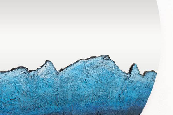 Wandspiegel Modern Sin Blau - Klarglas - 60 x 60 x 2 cm