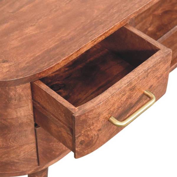 TV Lowboard Valenza Braun - Mango - 110 x 48 x 35 cm