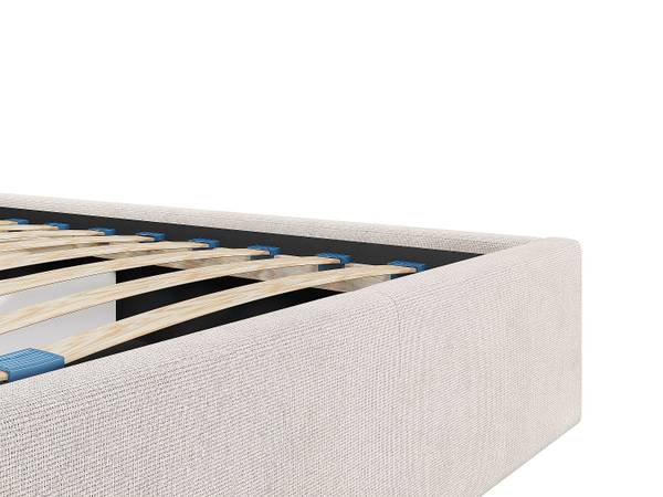 Bett mit Bettkasten KILACLO Beige