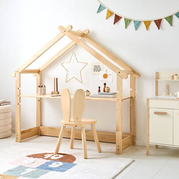 Kinderstuhl KONIJNEN Hellbeige - 30 x 60 x 30 cm