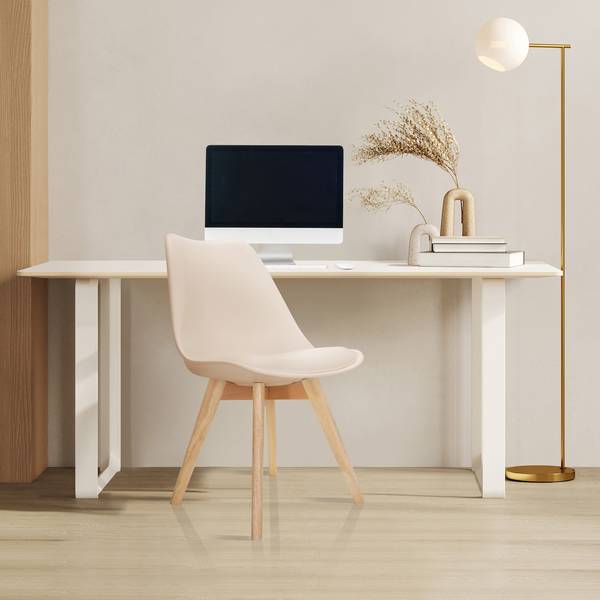 Schalenstuhl SCANDI 4 4er Set Beige