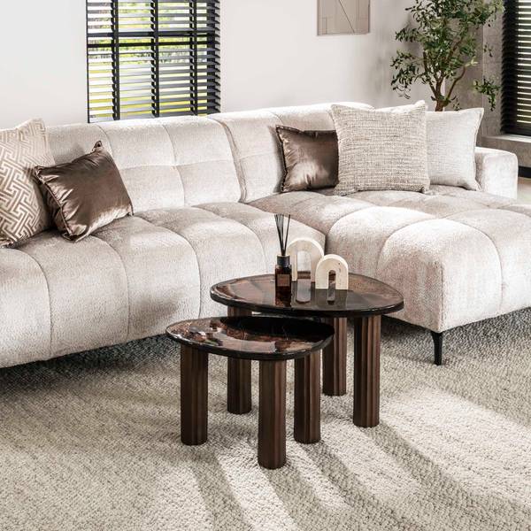 Couchtisch ECLIPSE Glas - 51 x 35 x 37 cm