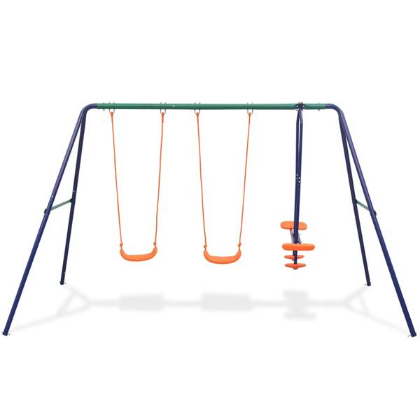 Schommel 91358 oranje - staal - 324 x 182 x 155 cm