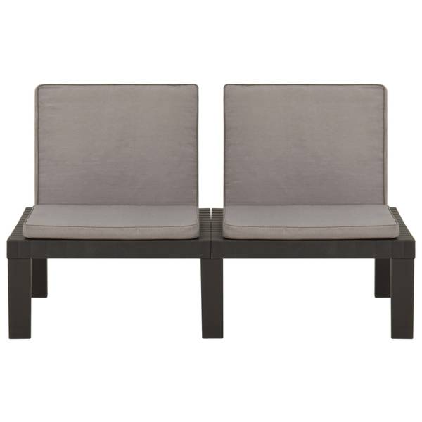 Garten-Lounge-Set 3006073 (3-teilig) Anthrazit - Grau