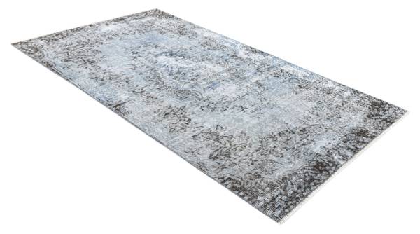 Vloerkleed Ultra Vintage DCXCVIII blauw - wol - 99 x 1 x 216 cm