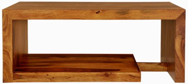 Couchtisch Tara-cofp Braun - Sheesham - 110 x 45 x 60 cm