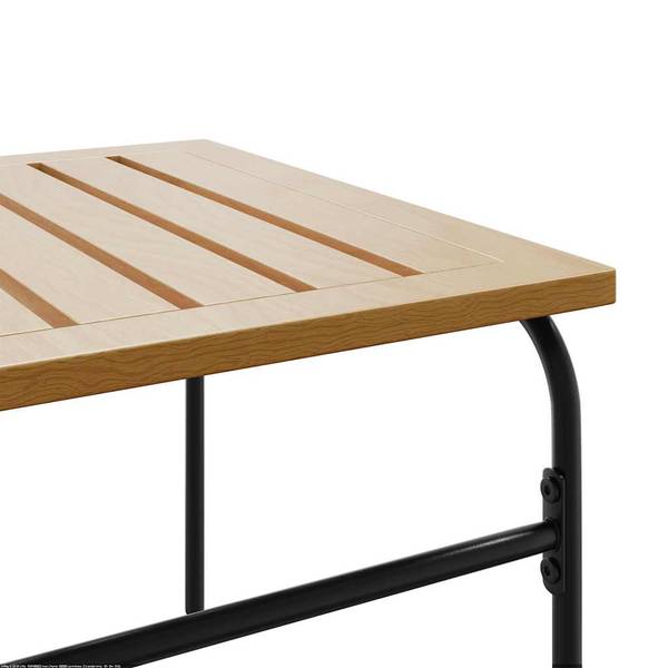 Garten-Lounge-Set 3283638 5-teilig Schwarz - Metall - 65 x 68 x 79 cm