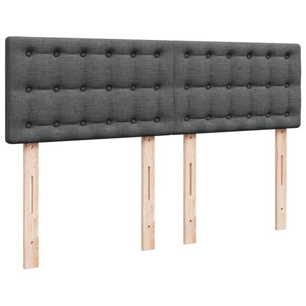 Sommier à lattes de lit 3038760 Gris - Textile - 160 x 100 x 200 cm