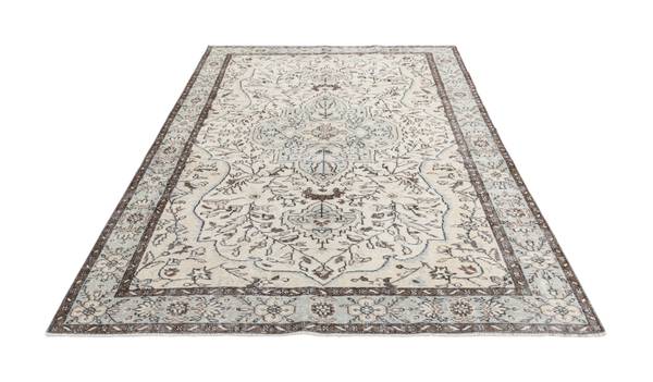 Tapis Ultra Vintage CXXXIV Beige - Laine - 185 x 1 x 295 cm