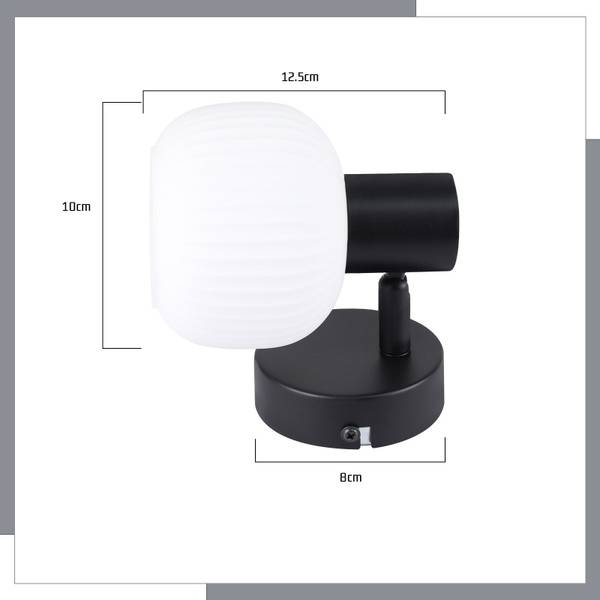 Deckenleuchte Buckley Schwarz